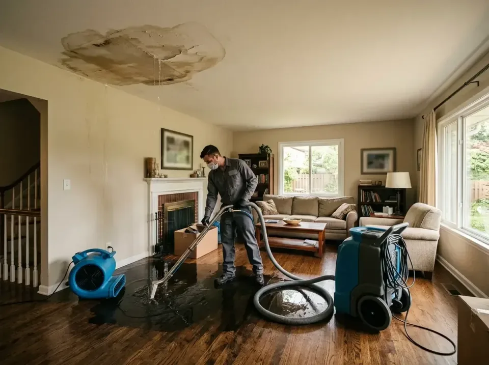 attic-pipe-burst-ceiling-drip-008 — frequently asked questions, Water Damage Restoration & Carpet Care in Bear Creek, FL